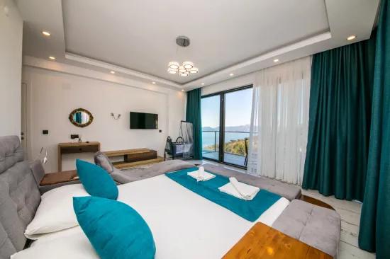 In Faralya eine Villa mit Meeresblick