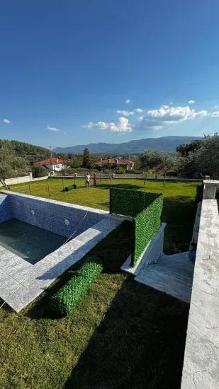 Muğla Ula Kızılyaka’da Unveränderliche Aussicht, Private Pool-villa mit eigenem Swimmingpool zum Verkauf