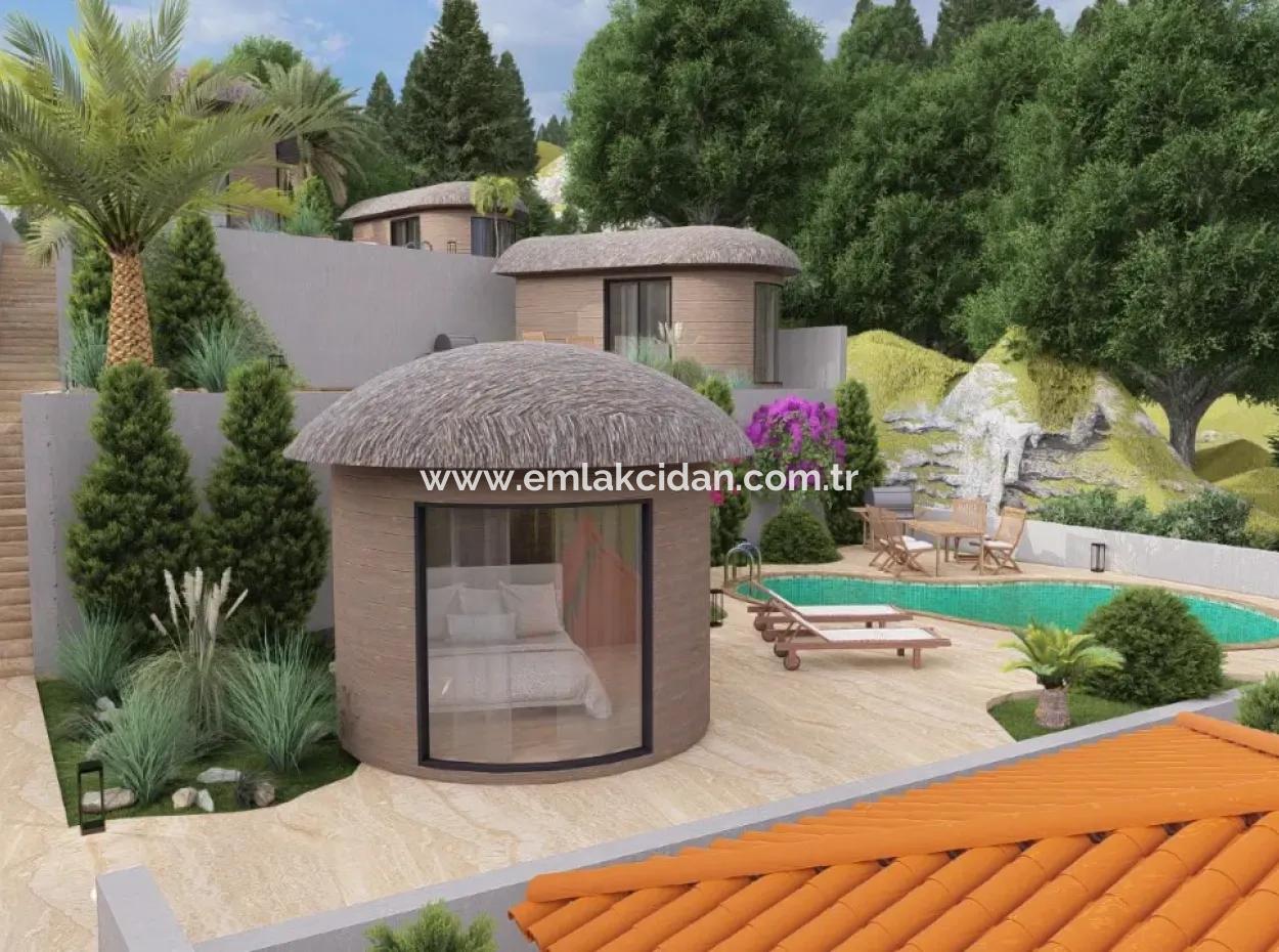 Boutique-Hotel Zum Verkauf Mit 20 Zimmern Infinity-Pool Mit Waldblick In Atakoy, 7 Km Von Akyaka, Mugla