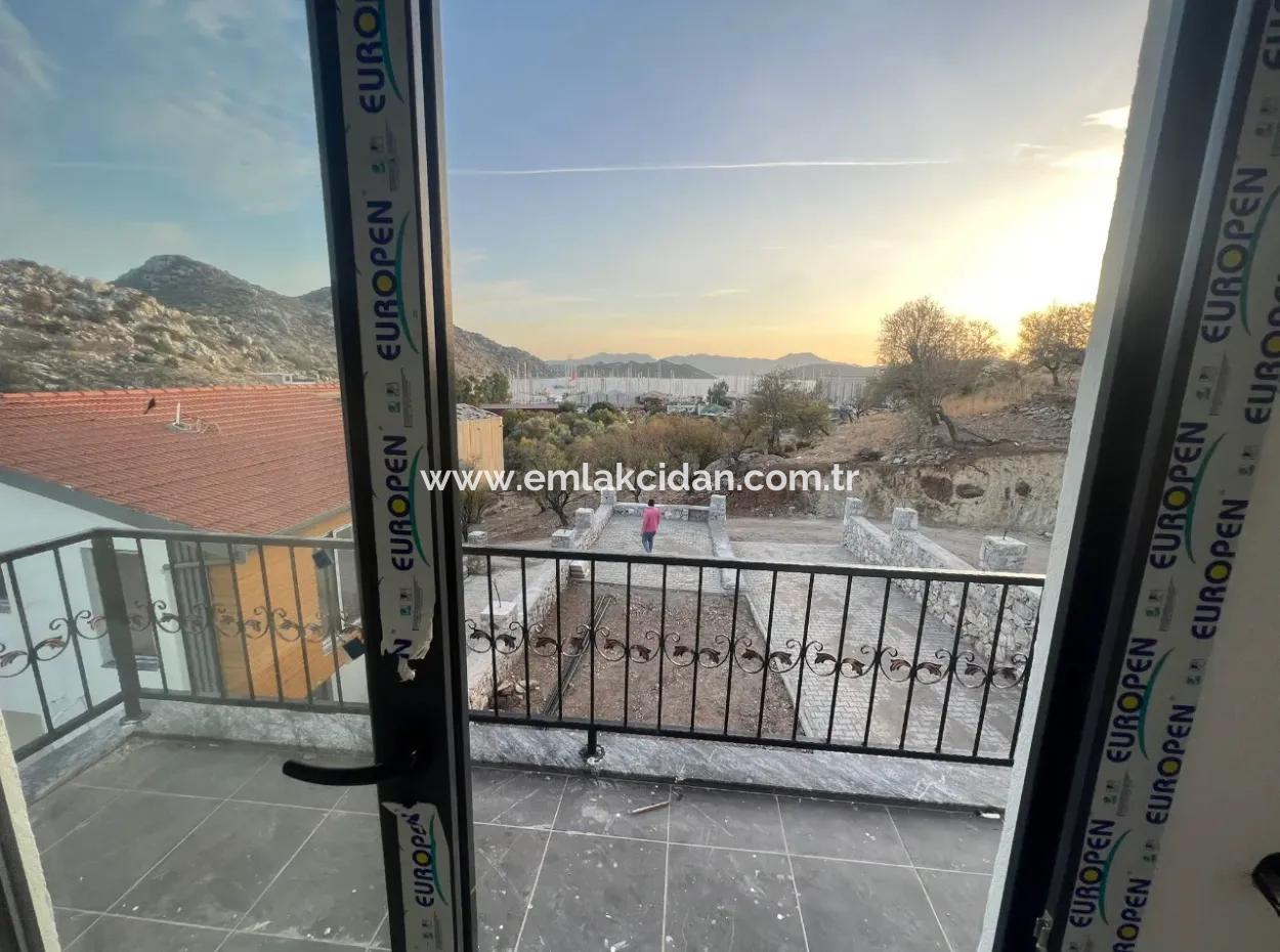 Villa Zum Verkauf In Marmaris Bozburun Nachbarschaft Mit Meerblick, Freistehendem Garten, Parkplatz