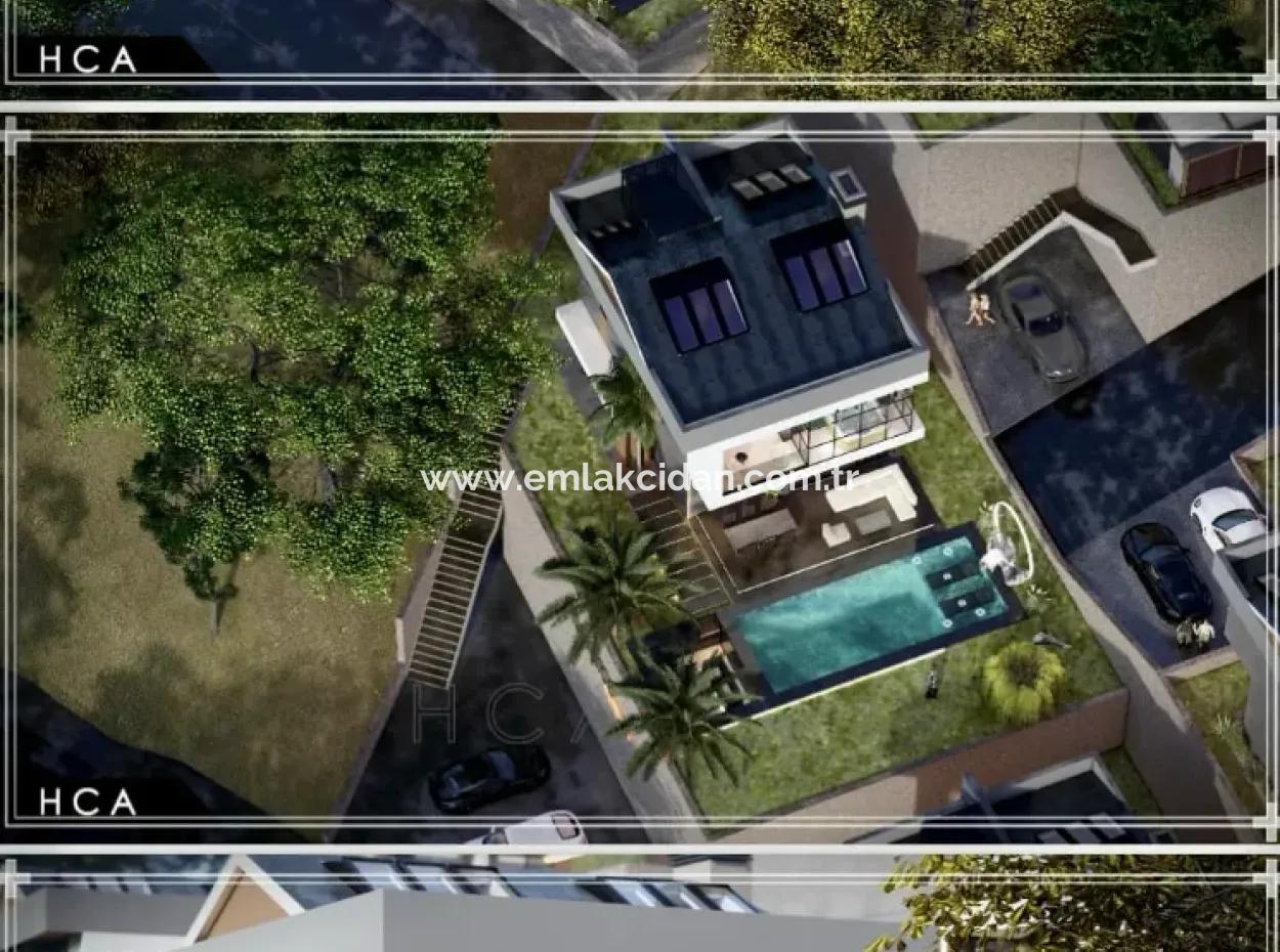 3200M2 Grundstück Mit Meerblick Zum Verkauf, Geeignet Für Den Bau Von 6 Villen In Der Bucht Von Turunc In Marmaris