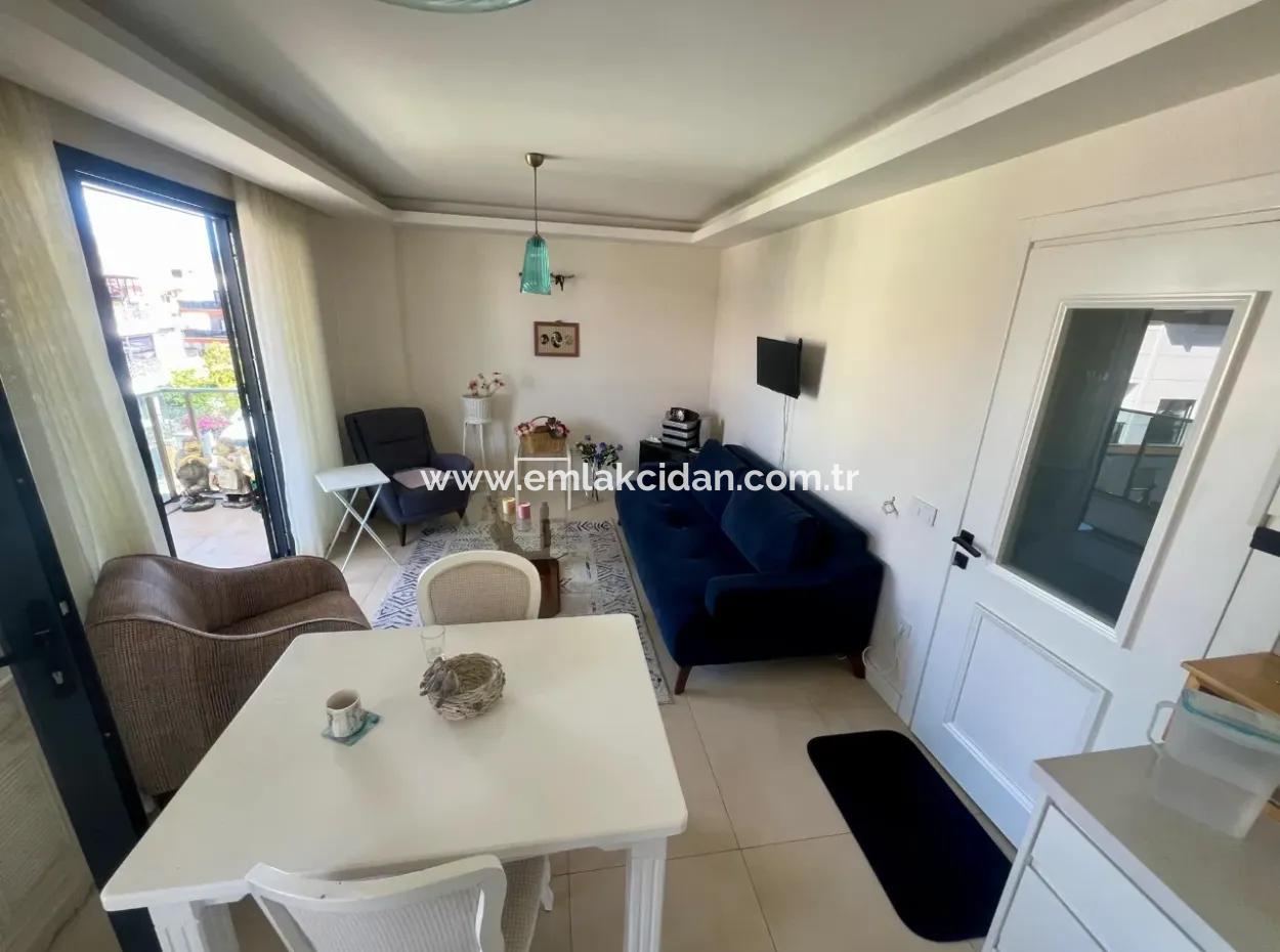 2 Zimmer, 1 Wohnzimmer, Neubau, Oberes Maisonette-Doppelzimmer, 90 M2, Wohnung Zum Verkauf Im Zentrum Von Marmaris, In Der Nähe Des Meeres