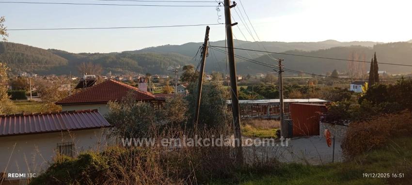 1186 M2 Plot Of Land For Sale In Akyaka, 8 Km Away, With A Planned 15-Room Villa Project.