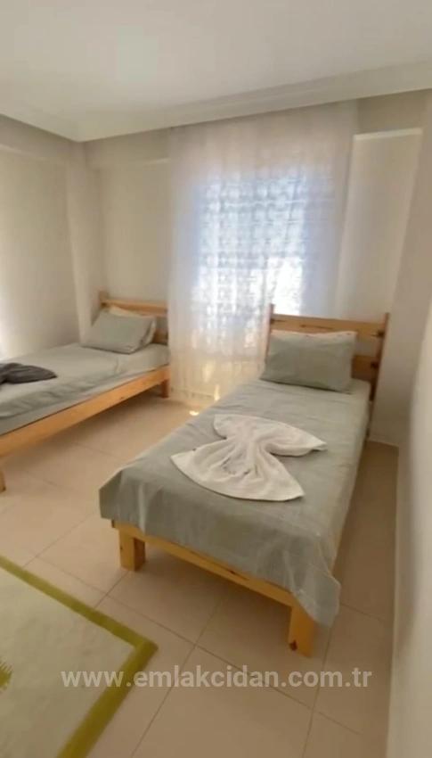 2+1 Furnished Apartment For Rent In Beldibi Neighborhood, With Private Entrance And Garden.