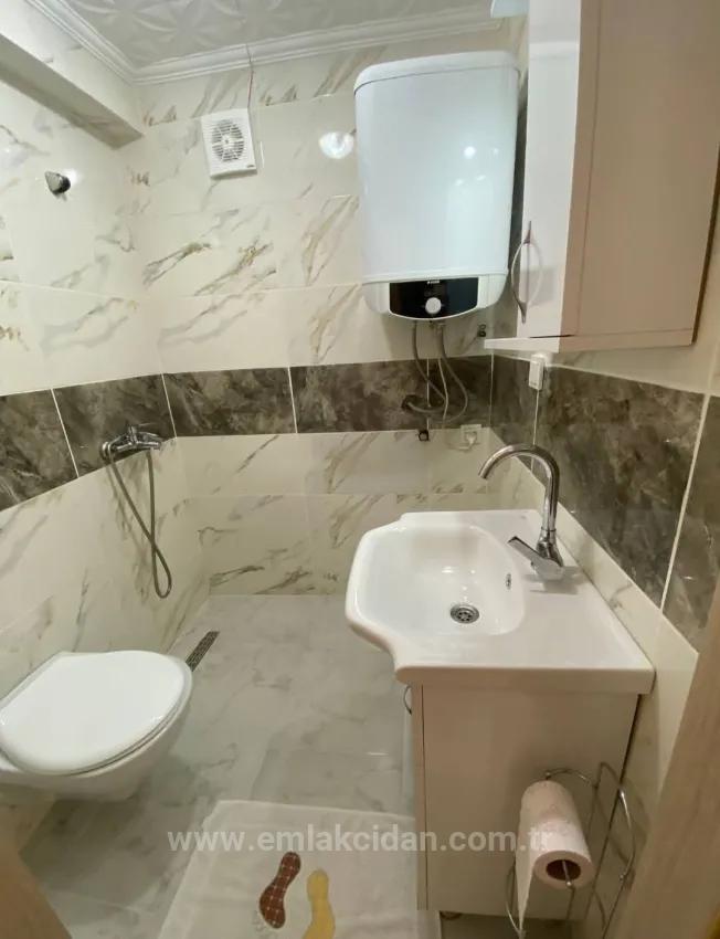 Neighbourhood Of Çıldır Is 20 M From The Seaside, 1+1 Furnished Rental Flat On The Ground Floor