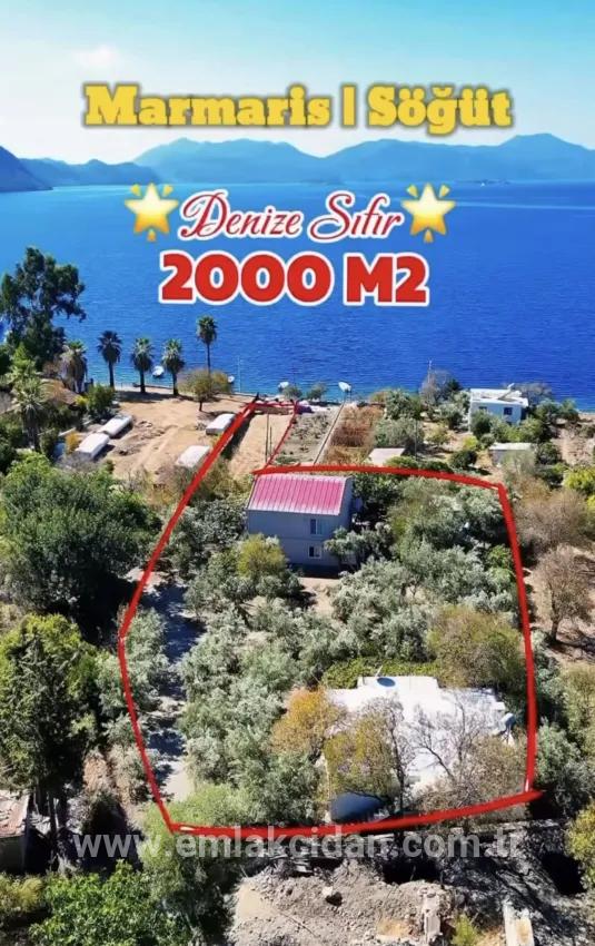 4+2 Bedroom Waterside For sale in Söğüt Nbh. Marmaris - 2.000 m²
