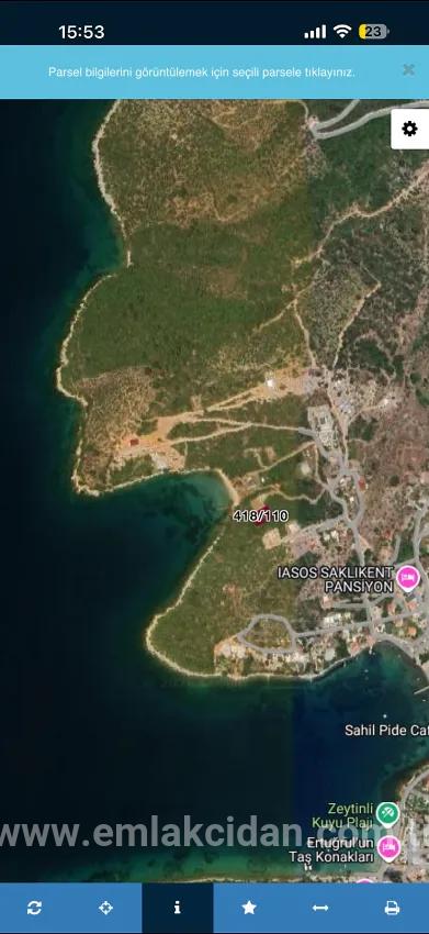 Beautiful seaside location In Milaş, a coastal village, For Sale 650 m2 detached plot