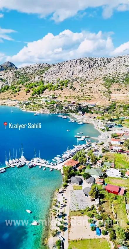 In the Söğüt village seafront 1500m2 Private property