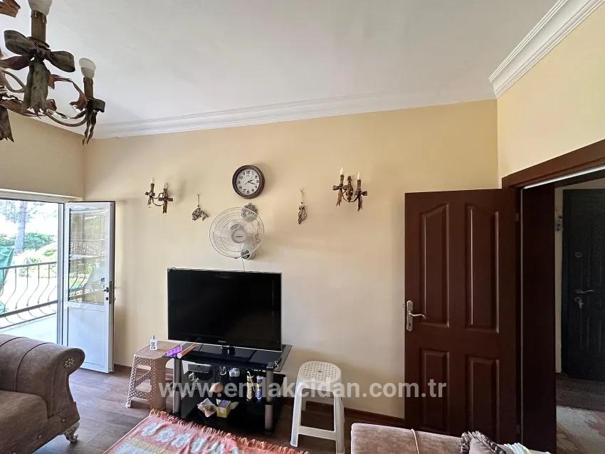 In Hisarönü, 2+1 Furnished Rental Flat – 100 m to the Coast