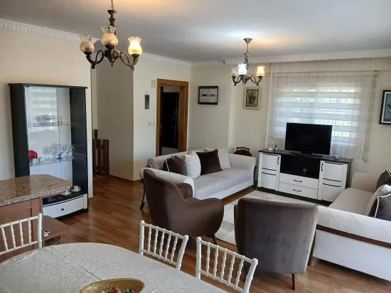 Detached Entrance Pool In the Complex 2+1 For Sale Duplex Apartment İçmeler