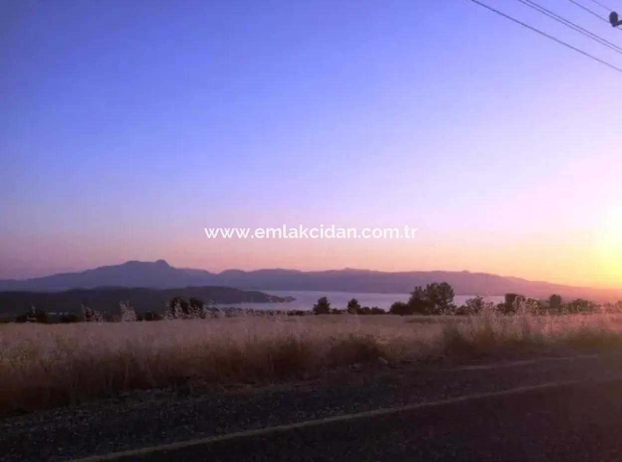 The Town Of Koycegiz, Plot For Sale 19000M2 Education, He Completed The Quarter With Lake View