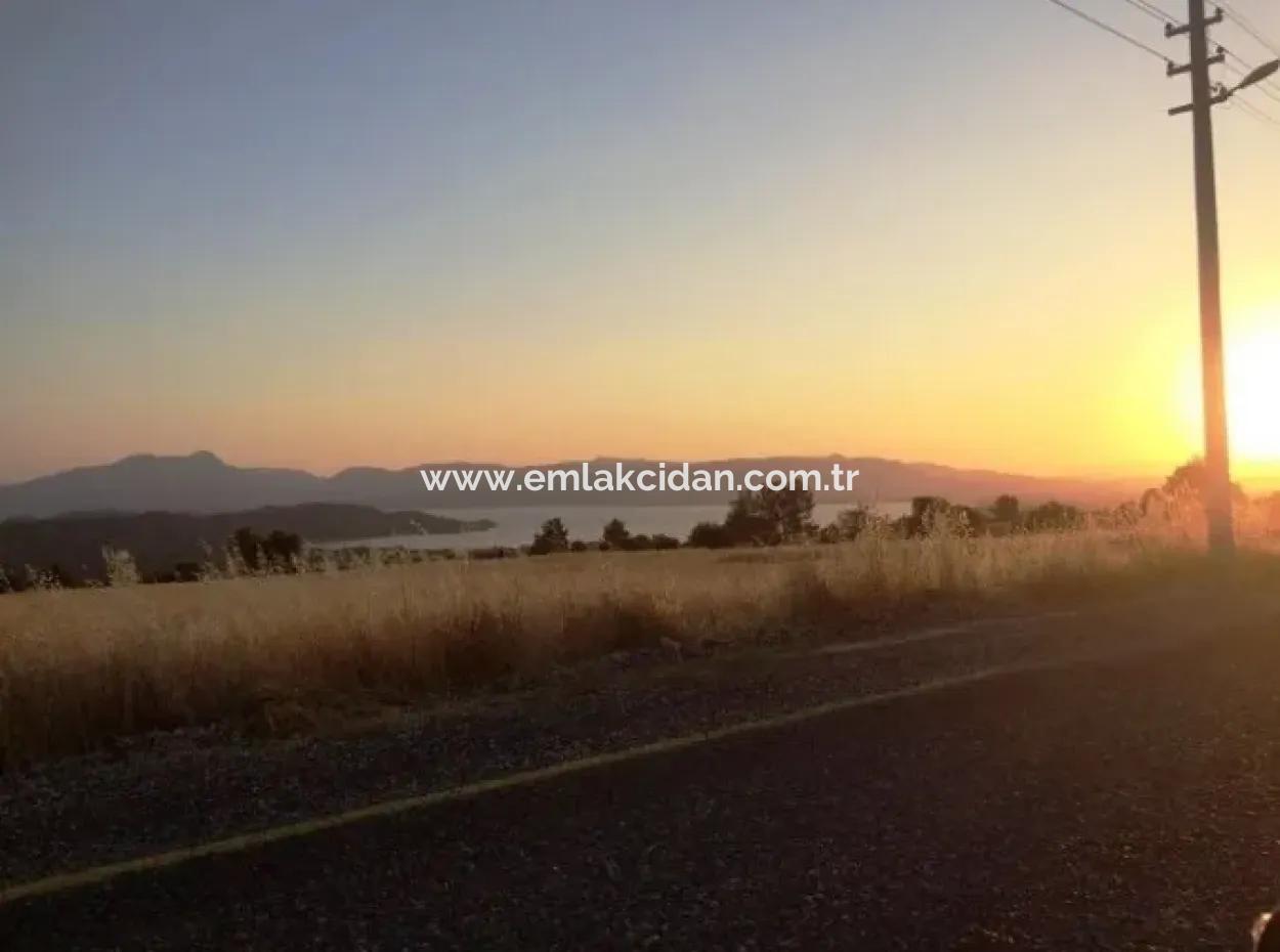 The Town Of Koycegiz, Plot For Sale 19000M2 Education, He Completed The Quarter With Lake View