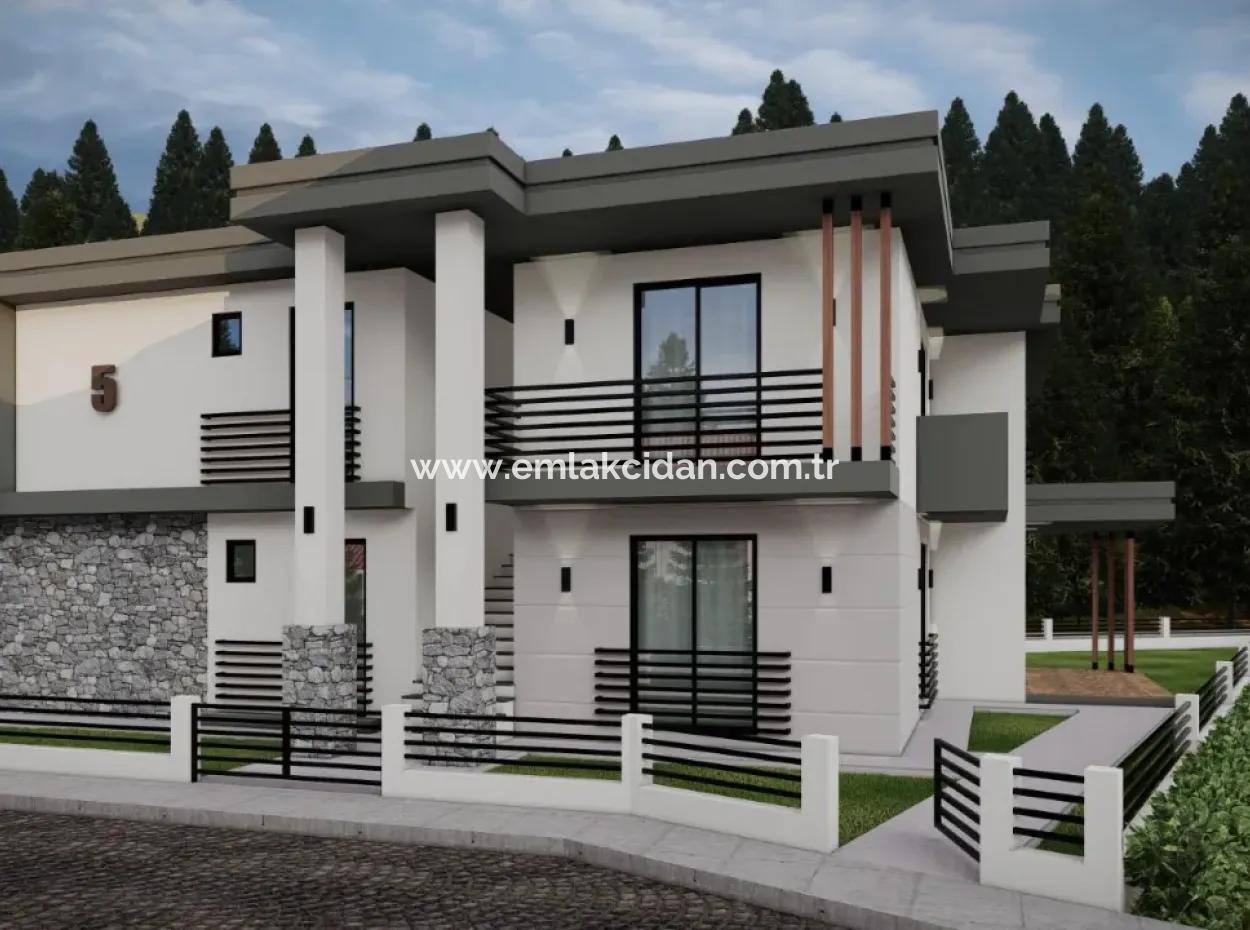 Luxury Apartment For Sale With Swimming Pool In Gökçe Neighborhood Of Ula District Of Muğla Province 2 Km To The Sea With Forest View