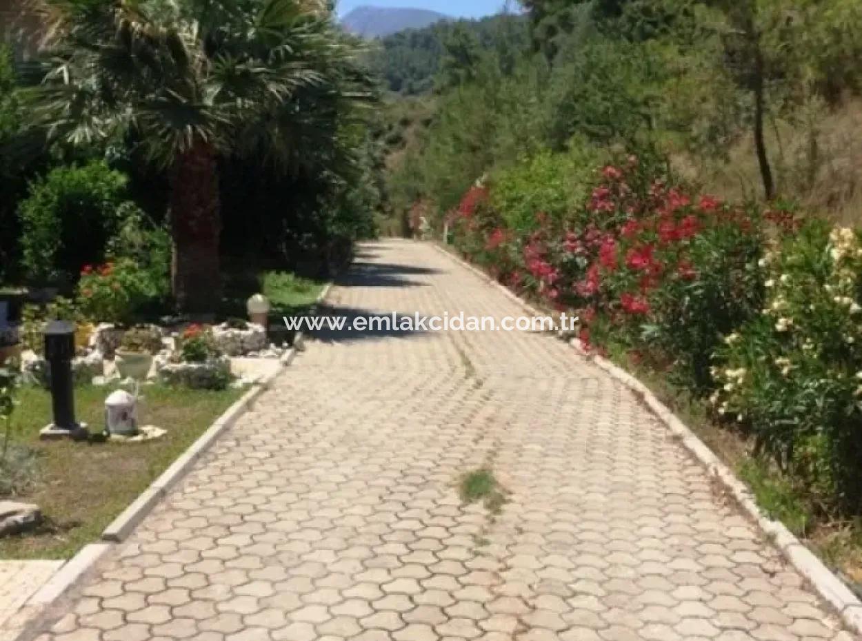 Detached Villa With A Garden For Sale In Ula Muğla District Sultanahmet Neighborhood Twin