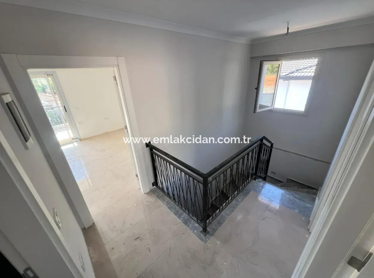 3 Rooms 3 Bathrooms 160M2 Forest View Villa For Sale In Marmaris Çetibeli Mahallesi 400M2 Plot With Full Detached Swimming Pool