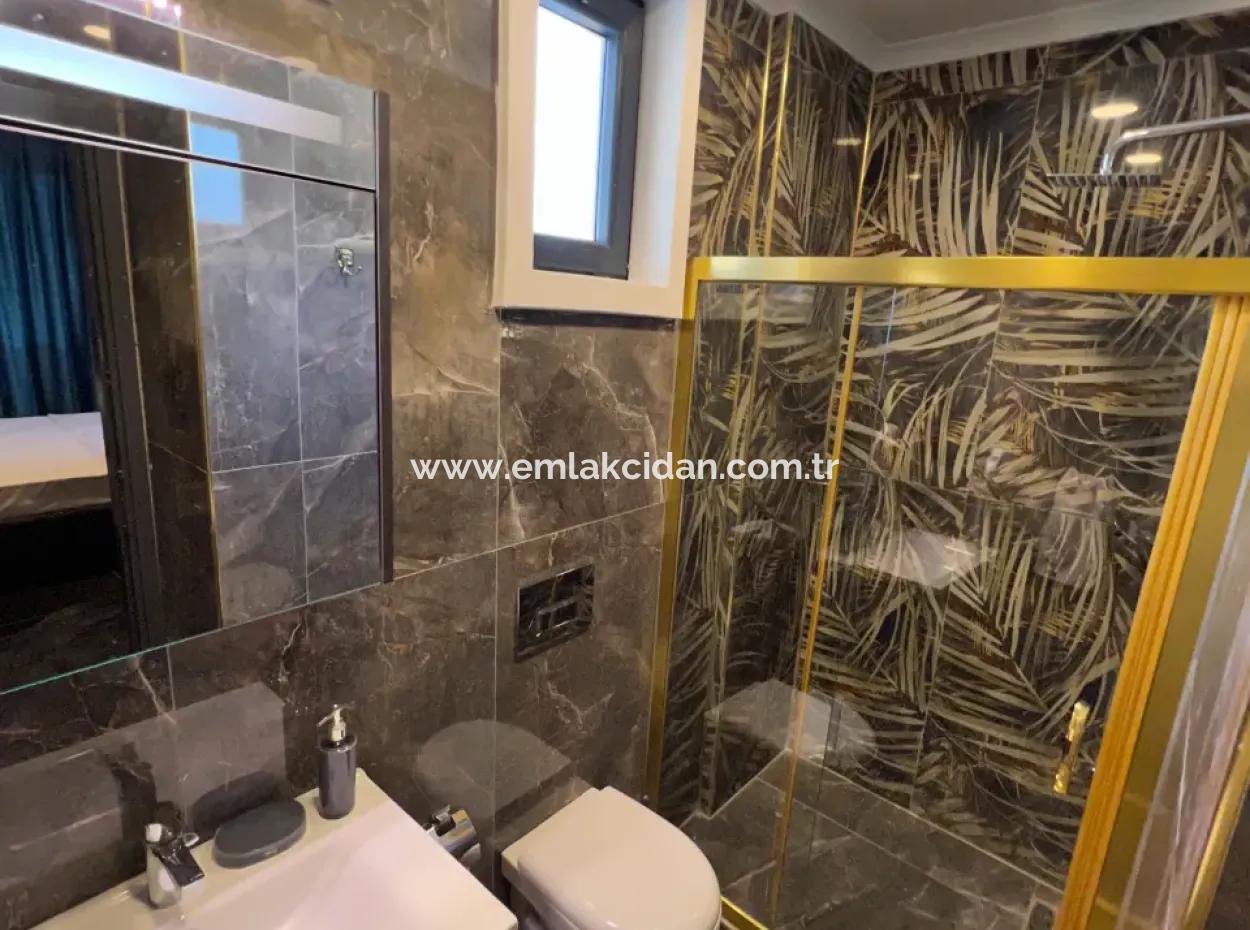 3 Rooms, 1 Living Room, 3 Bathrooms, Ultra-Luxury Daily Rental Villa With Fully Detached Swimming Pool In Marmaris Cetibeli Neighborhood