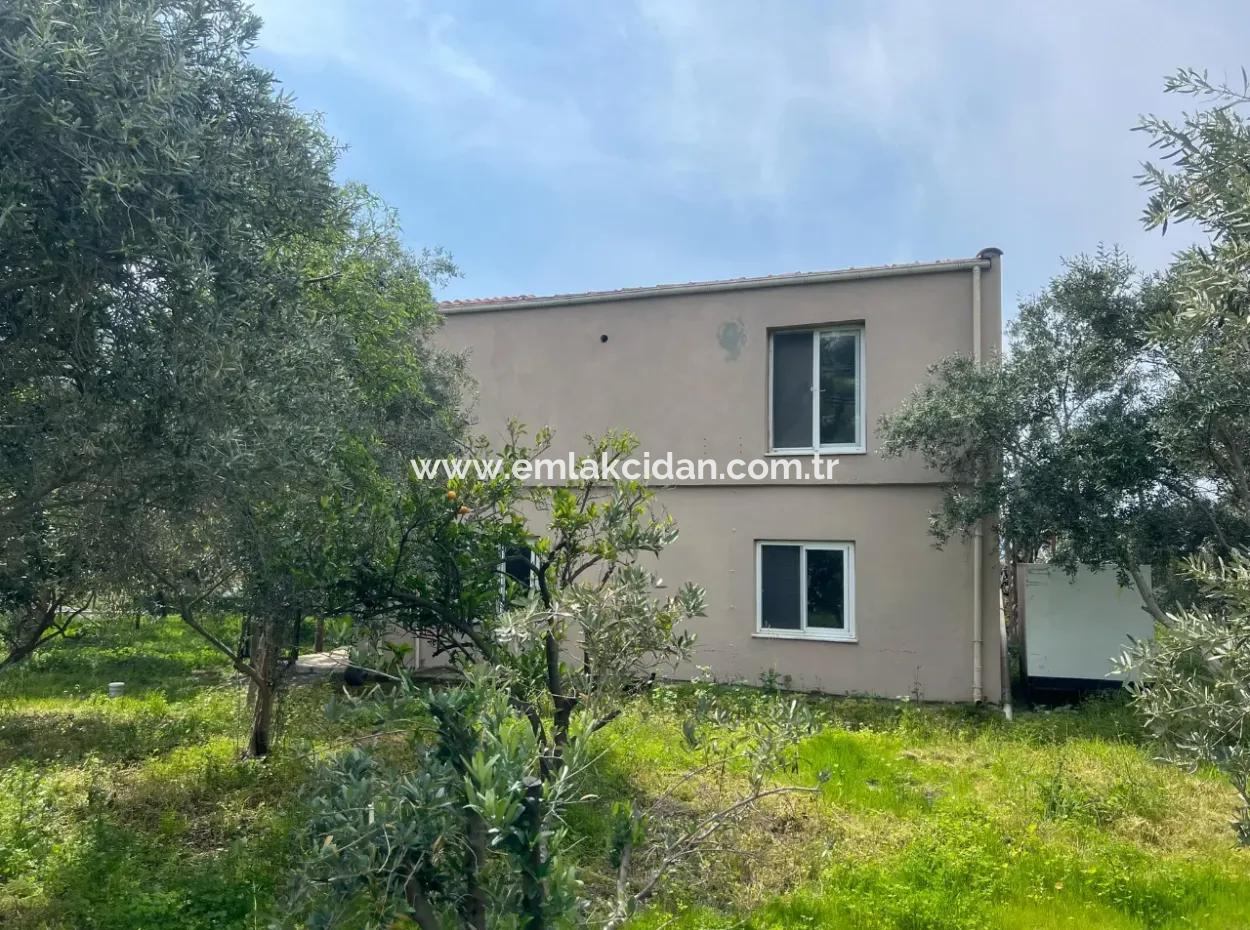 Detached House For Sale On 2000M2 Plot Of Land By The Sea In Marmaris Söğüt Neighborhood. Suitable For Tying A Boat In Front Of It.
