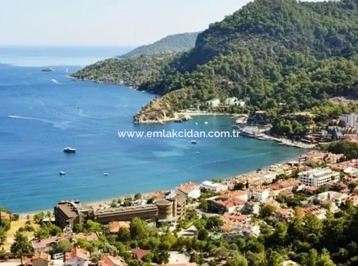 3200M2 Land With Sea View For Sale Suitable For The Construction Of 6 Villas In Turunc Bay In Marmaris
