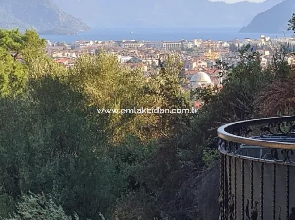 Villa For Sale In Armutalan, Marmaris With A Fully Detached Garden And Pool