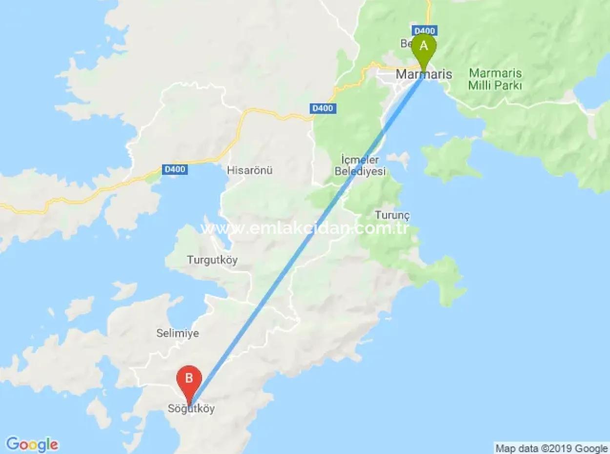 1600 M2 Bay By The Sea In Söğüt Neighborhood Of Marmaris District From Real Estate Agent