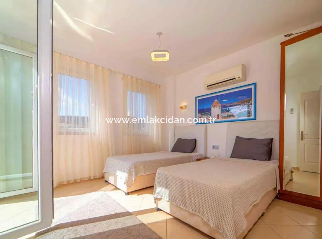 A Detached Villa For Sale With A Magnificent Sea View Swimming Pool In Kalkan Is A Custom-Made Villa