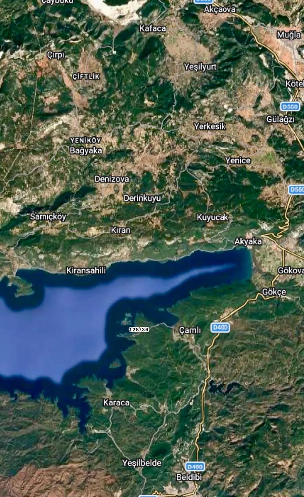 Marmaris Çamlı köyümde denize Çok yakın 7000m2 yatırım İçin uygun arsa