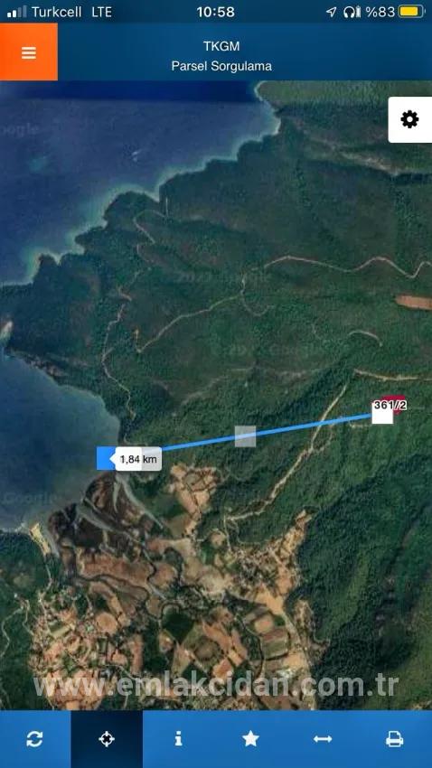 Marmaris Çetibelinde orman İçerisinde 13.500 m2 Özel kullanım alanı