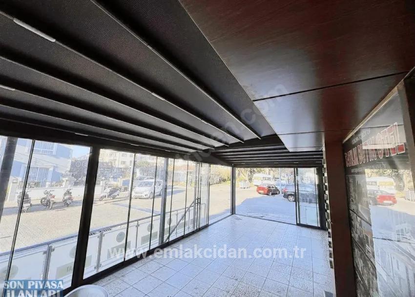 Marmaris merkezinde köşe başında 128 m2 satılık dükkan