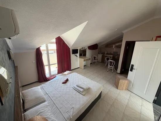 Marmaris merkezinde kiralık eşyalı 1+0 daire