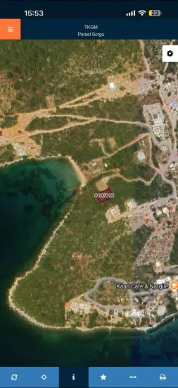 Milaş kıyıkışlacıkta denize sıfır satılık 650 m2 müstakil parsel