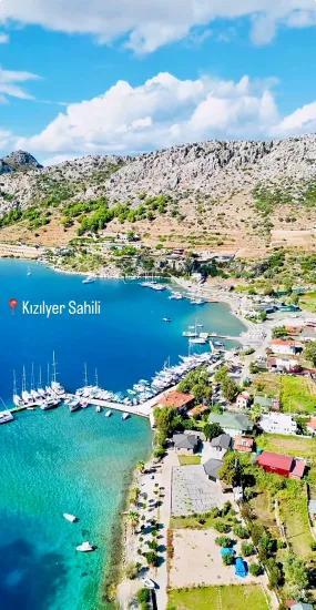 Söğüt köyünde denize sıfır 1500m2 Özel mülk