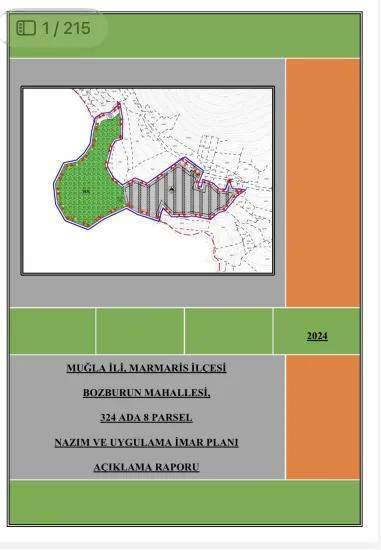 Marmaris Bozburun mahallesinde 32.000m2 arsa Üzerinde İsimleri alınmış yat Çekek yeri