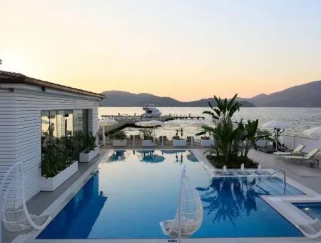 Marmaris,Den 40 Km Uzaklıkta Denize Sıfır Satılık Butik Otel İskelesi Mevcut